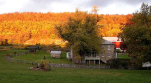 The David Arnold farm was established in 1789. David Arnold operated the farm in 1862 where much of the fighting of the Federal left wing took place.